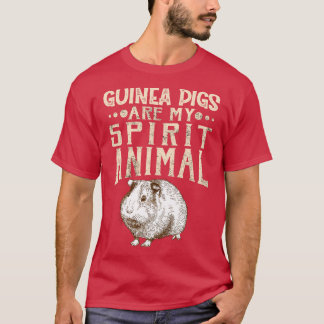 Camiseta Los cerdos de Guinea son mi animal espiritual 1