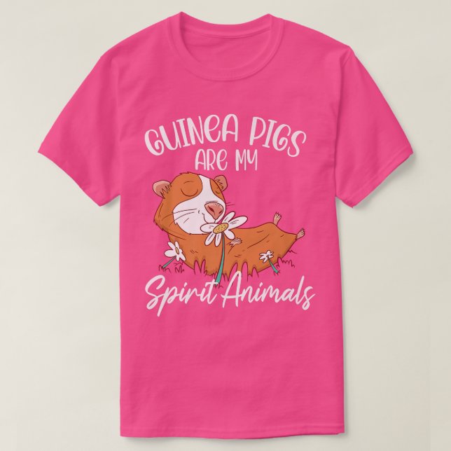 Camiseta Los cerdos de Guinea son mi guinche de Mascota ani (Diseño del anverso)