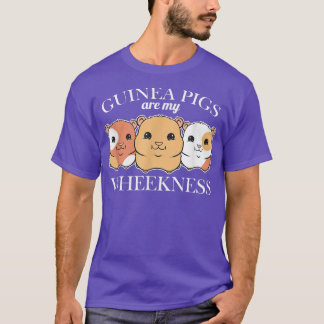 Camiseta Los cerdos de Guinea son mi noria - Gracioso cerdo