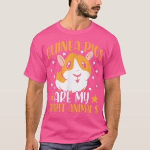 Camiseta Los cerdos de Guinea son mis animales espirituales