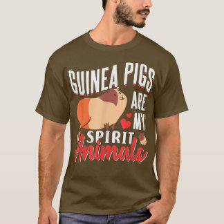 Camiseta Los cerdos de Guinea son mis animales espirituales