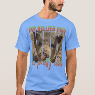 Camiseta Los cerdos de Pot Bellie son Bonito Guay5073
