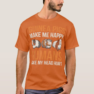 Camiseta Los cerdos guineanos amantes de los humanos me hac