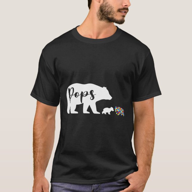 Camiseta Los cerdos llevan autismo Conciencia Amor Apoyo a  (Anverso)