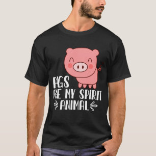Camiseta Los cerdos son mi animal espiritual