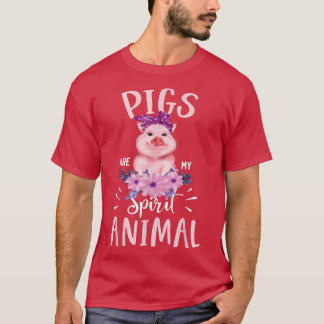 Camiseta Los cerdos son mis adoradores de cerdo adorados co