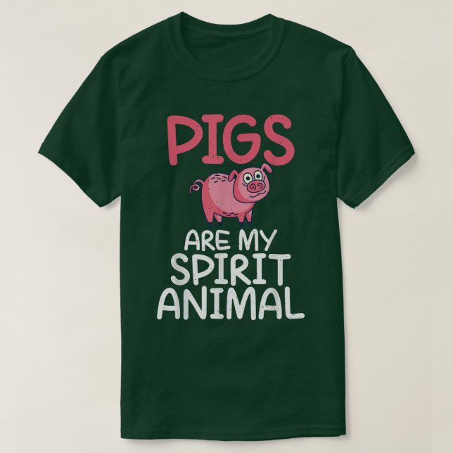 Camiseta Los cerdos son mis dueños de cerdo para animales d (Diseño del anverso)