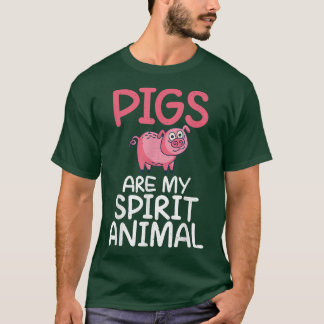 Camiseta Los cerdos son mis dueños de cerdo para animales d