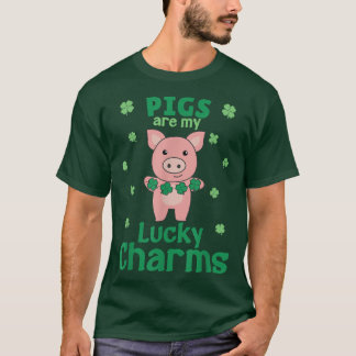 Camiseta Los cerdos son mis encantos de St Paddy's Day Pig 