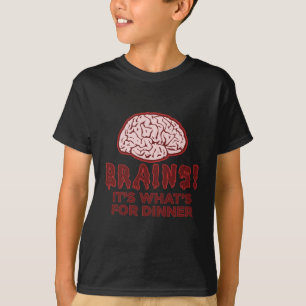 Camiseta Los cerebros, es cuál está para la cena