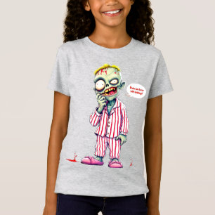 Camiseta ¡Los cerebros saben mejor con ketchup! Zombie en p