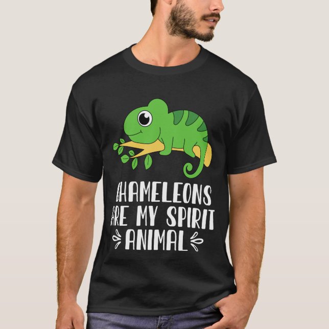 Camiseta Los Chameleons son mi animal espiritual (Anverso)