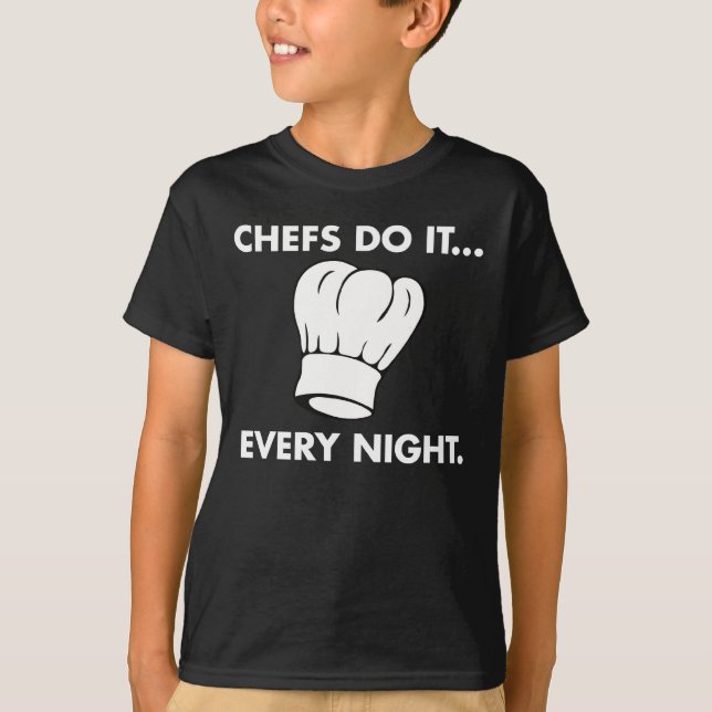 Camiseta Los Chefs Lo Hacen... Cada noche (Anverso)
