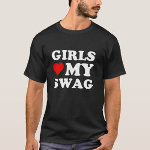 Camiseta Los chicas aman a mis Chicas de suero corazón a mi