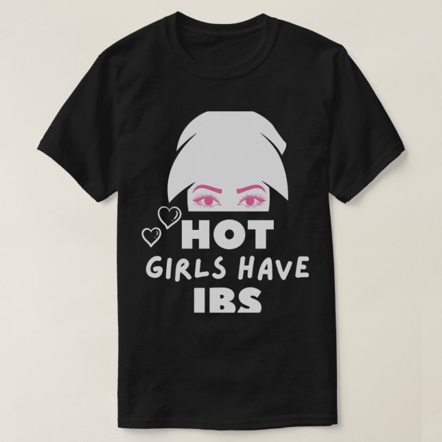 Camiseta Los Chicas Calientes Tienen Ibs Fop Scoop (Diseño del anverso)