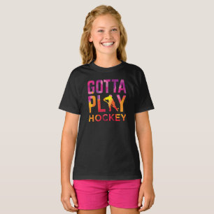 Camiseta Los chicas consiguieron jugar a hockey