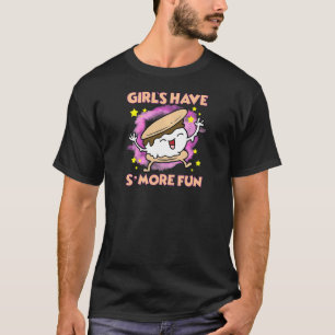 Camiseta Los Chicas de camping más pequeños tienen un glamp