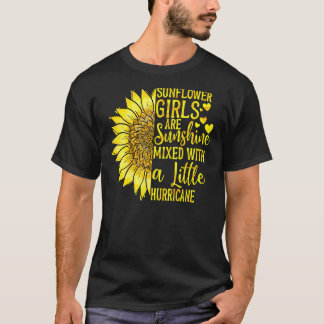 Camiseta Los Chicas De Girasol Se Mezclan Con Un Poco De H