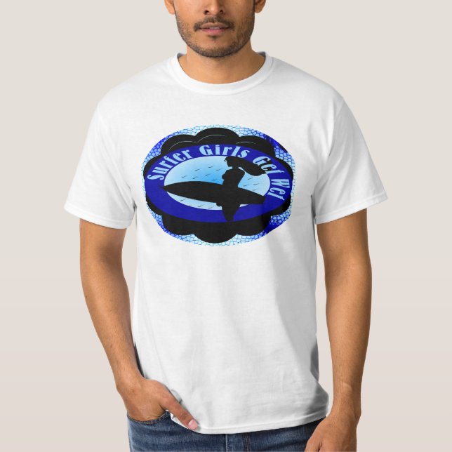Camiseta Los chicas de la persona que practica surf (Anverso)
