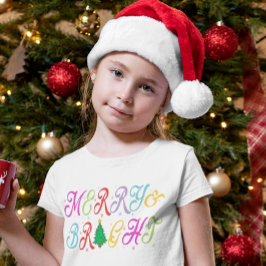 Camiseta Los Chicas de los niños de los árboles navideños m