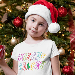 Camiseta Los Chicas de los niños de los árboles navideños m