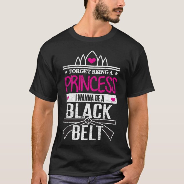 Camiseta Los chicas del karate olvidan a princesa Be una (Anverso)