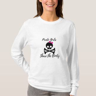 Camiseta Los chicas del pirata comparten el botín