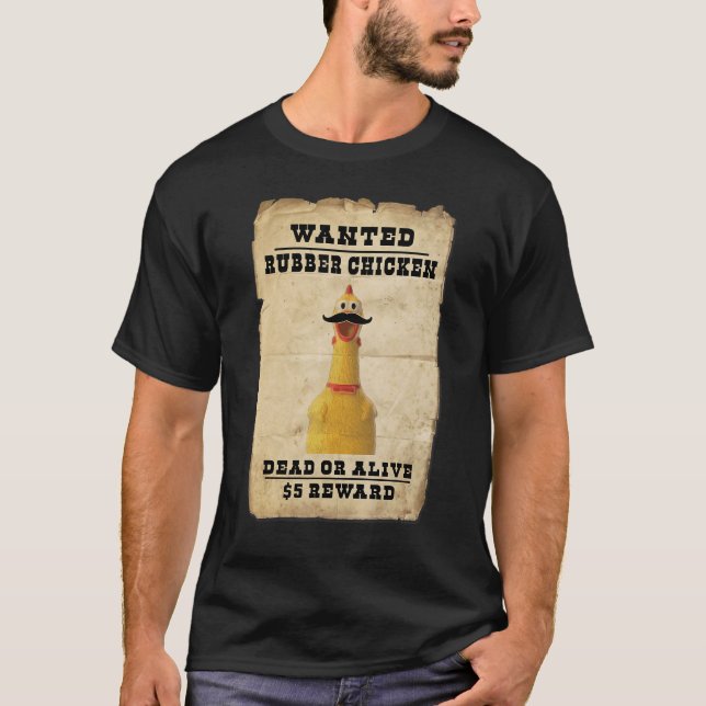 Camiseta Los Chicas gigantes del pollo de caucho quieren ag (Anverso)