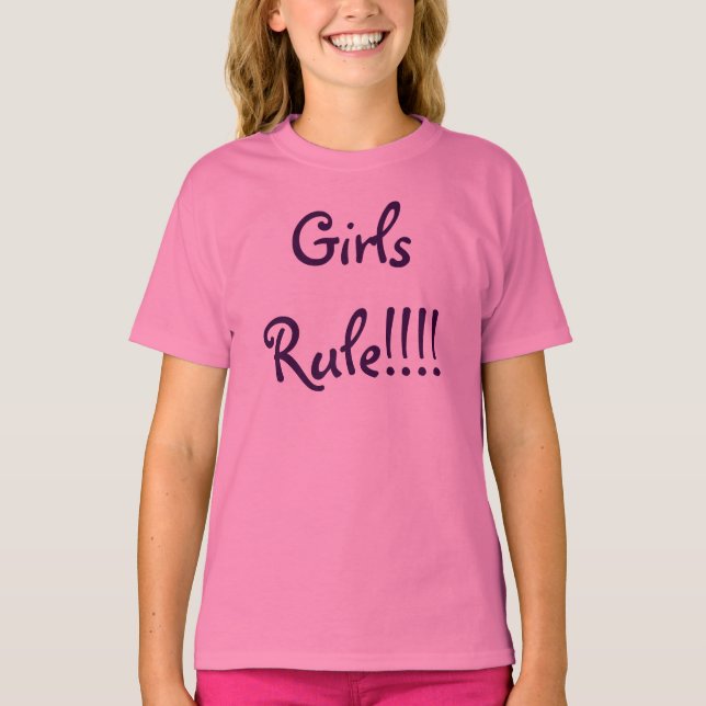 Camiseta ¡¡¡Los chicas gobiernan!!! (Anverso)