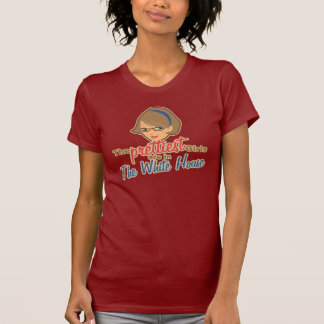 Camiseta Los chicas más bonitos están en la Casa Blanca