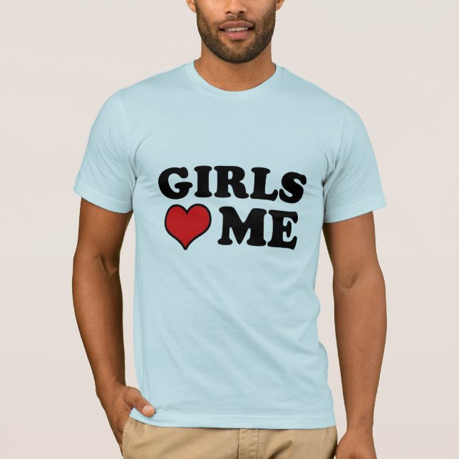 Camiseta Los chicas me aman (Anverso)