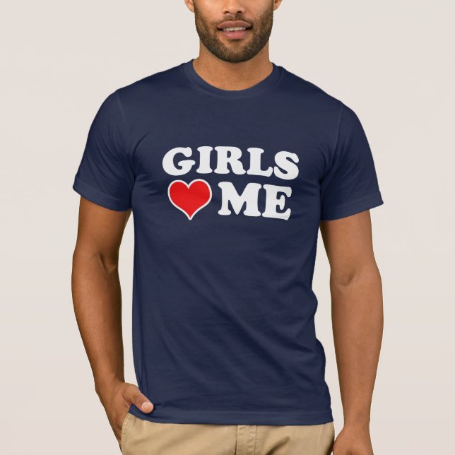 Camiseta Los chicas me aman (Anverso)