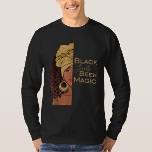 Camiseta Los Chicas negros fueron el Mes mágico de la Histo