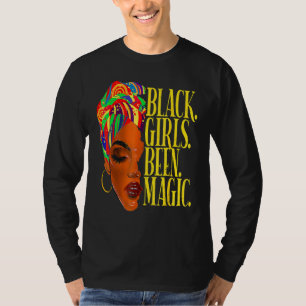 Camiseta Los Chicas negros fueron la magia Melanin música a