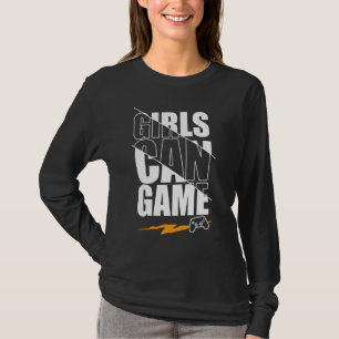 Camiseta Los chicas pueden jugar a un juego de video Chica