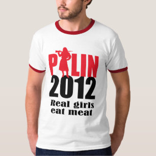 Camiseta Los chicas reales comen la carne