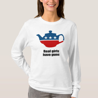 Camiseta Los chicas reales tienen armas
