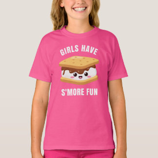Camiseta Los chicas se divierten más - Camping Marshmallows