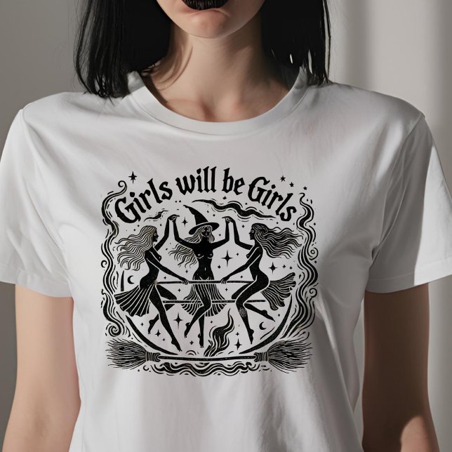 Camiseta Los chicas serán chicas (Subido por el creador)
