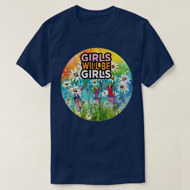 Camiseta Los chicas Serán Chicas 1 (Diseño del anverso)