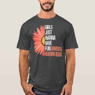 Camiseta Los chicas solo quieren tener derechos fundamental