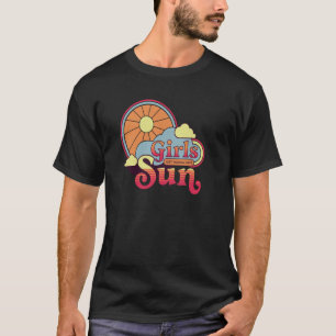 Camiseta Los chicas Solo Quieren Tomar Un Retro De Verano.