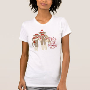Camiseta ¡Los chicas también son monos código! T Shirt