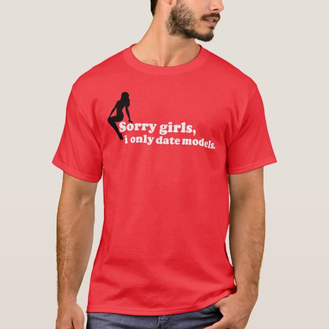 Camiseta Los chicas tristes, fecho solamente modelos (Anverso)