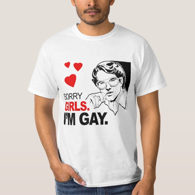 Camiseta Los chicas tristes soy gay (Anverso)