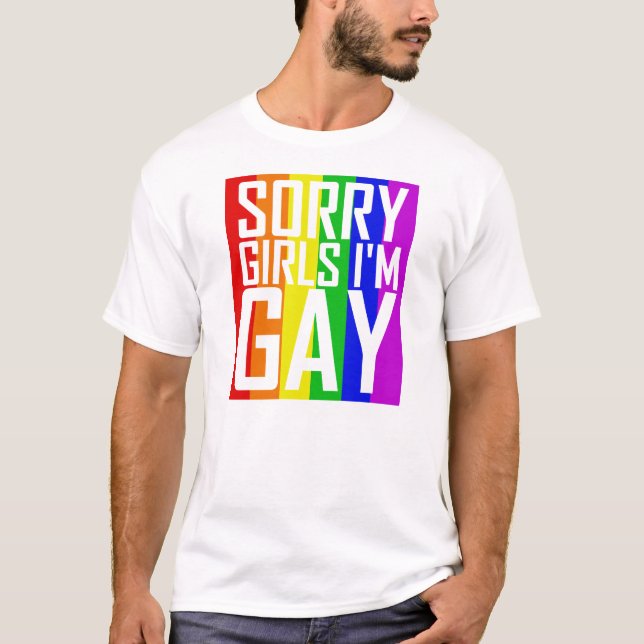 Camiseta Los chicas tristes soy gay (Anverso)