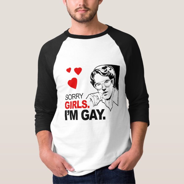Camiseta Los chicas tristes soy gay (Anverso)