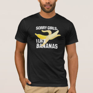 CAMISETA LOS CHICAS TRISTES TENGO GUSTO DE LOS PLÁTANOS -