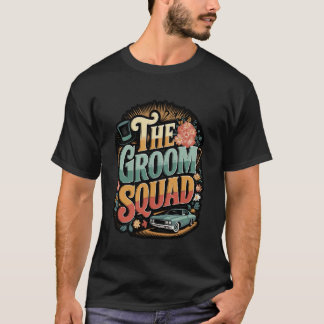 Camiseta Los chicos de la boda del escuadrón del novio fies