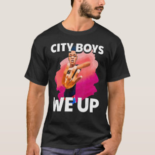 Camiseta Los chicos de la ciudad nos levantamos cuatro dedo